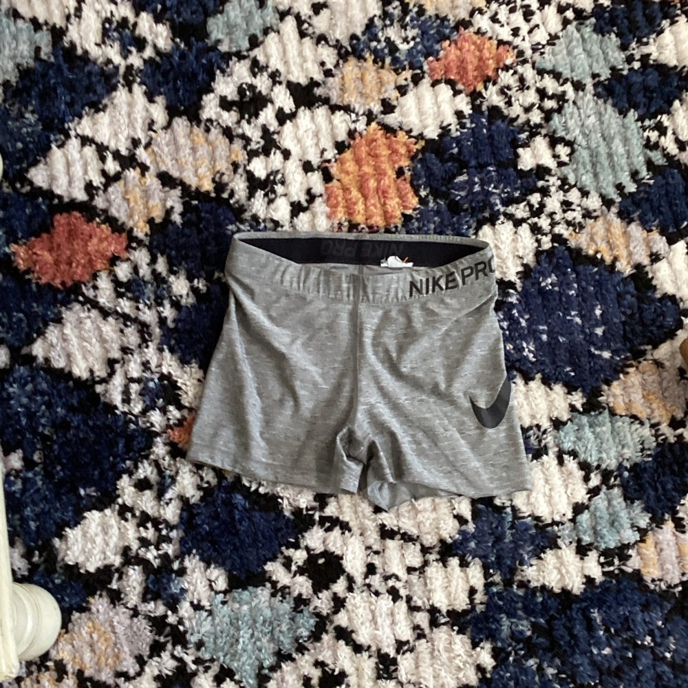 Nike Pro Gray Athletic Shorts